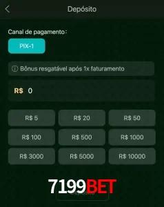 deposits 7199BET